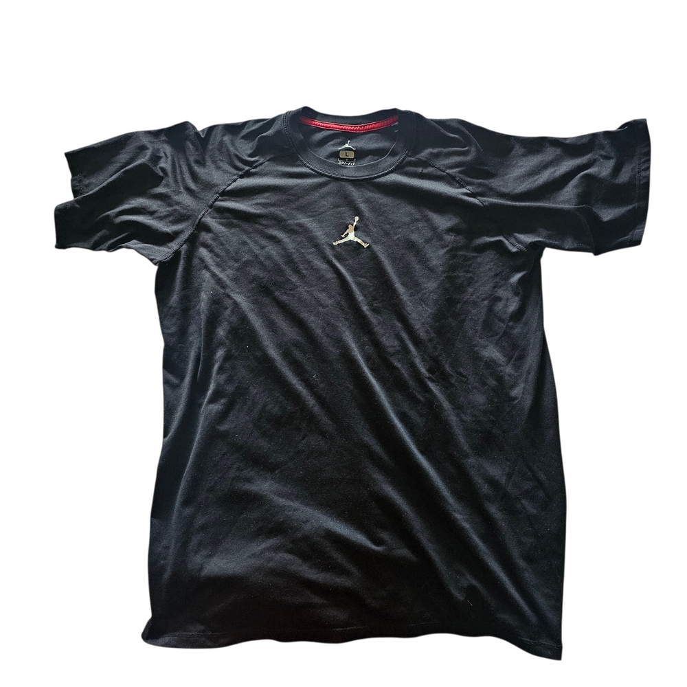 Jordan Dri-FIT Black Athletic T-Shirt Size L Jumpman Logo